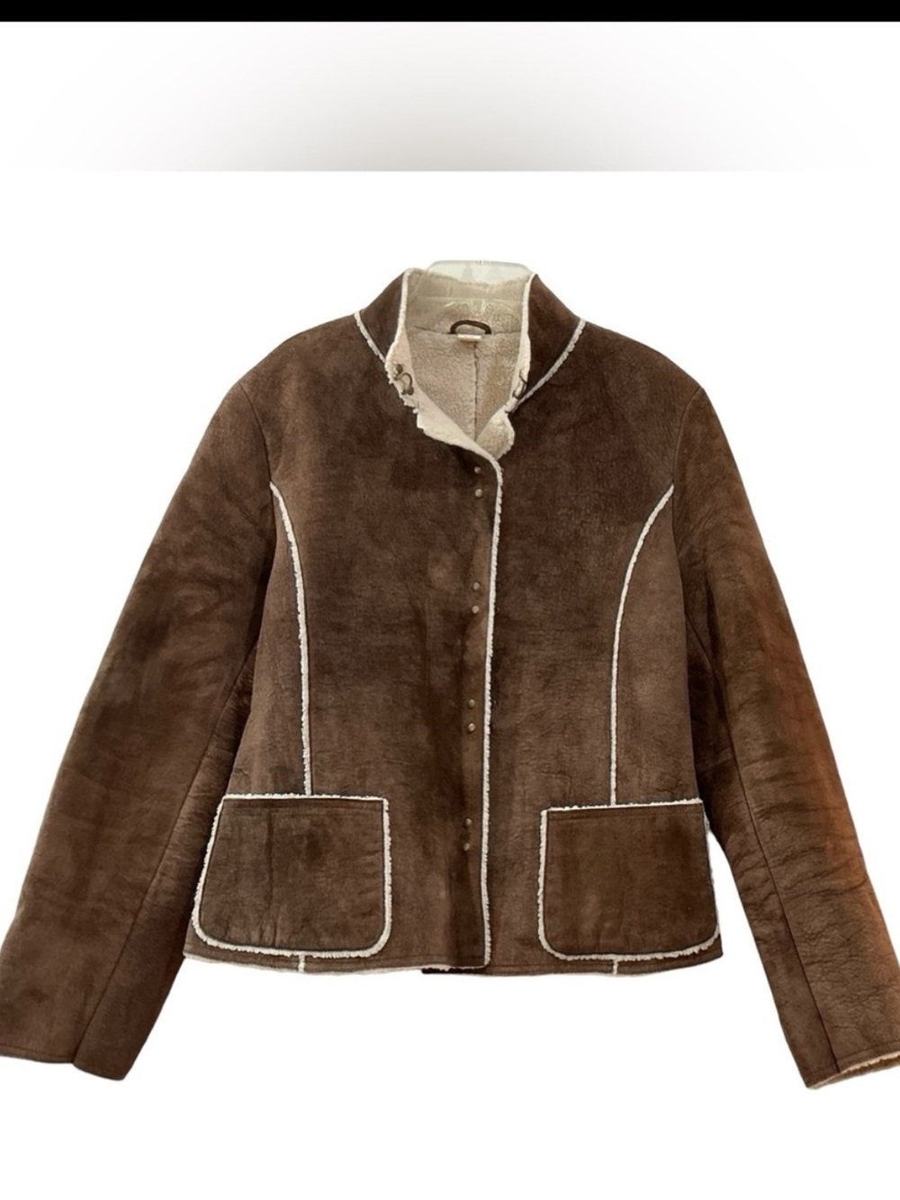 Brown Suede Jacket - Size M
